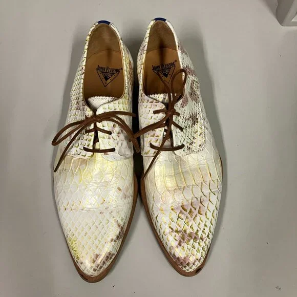 *Barely Worn* 2019 Fluevog Modvog ACE FACE! Snake, Size Men's 5 (Women's 8.5)! - Picture 3 of 13